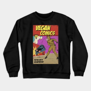 Vegan Comics Crewneck Sweatshirt